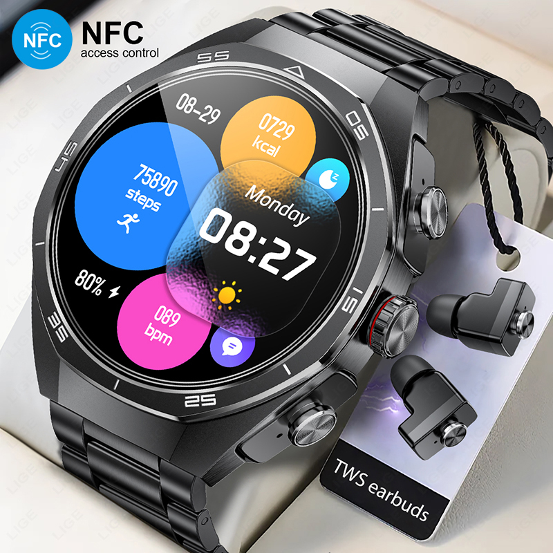 Earbuds Charging Case - TWS Music Watches Earbuds Smart Watch