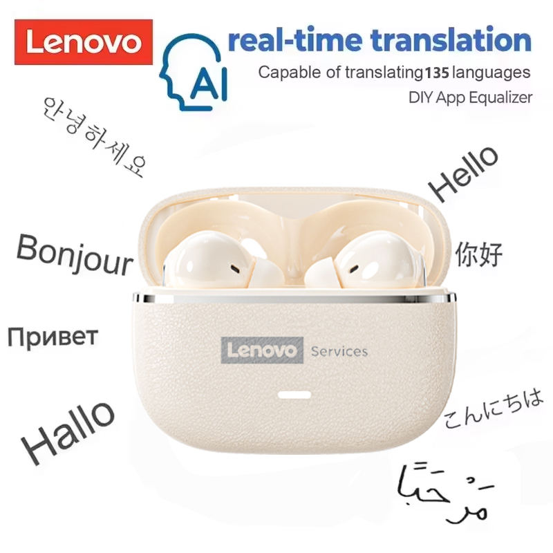 Wireless Earbuds Tws - Lenovo 2026 AI Real Time Translation