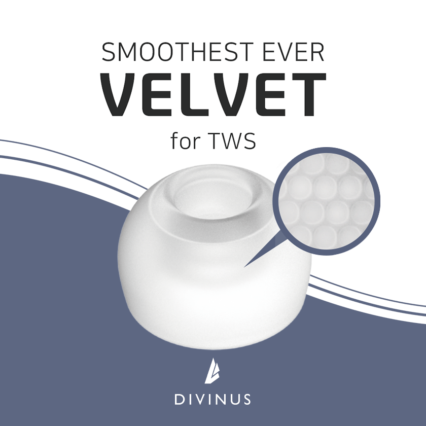 Wireless Earbuds Tws - Divinus Velvet Eartips For TWS Wireless