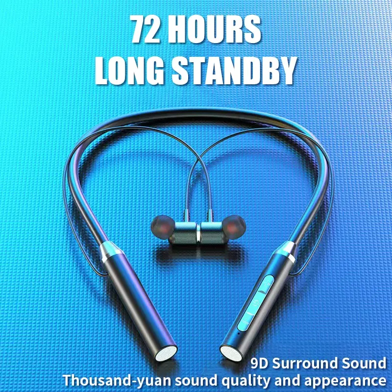 Wireless Bluetooth Headphones  - Sports Earphone Hook recension och pris