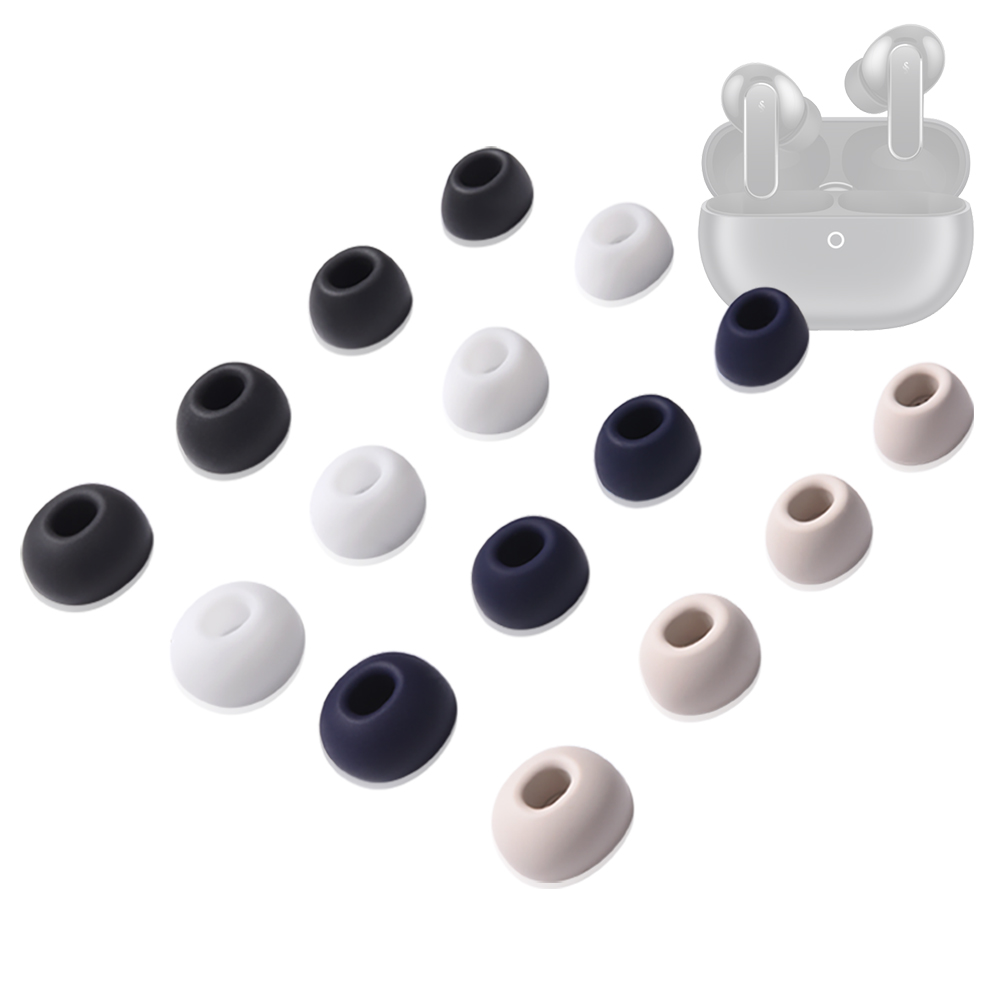 6Pcs Silicone Ear Tips for HUA - Wireless Earbuds Tws recension och pris