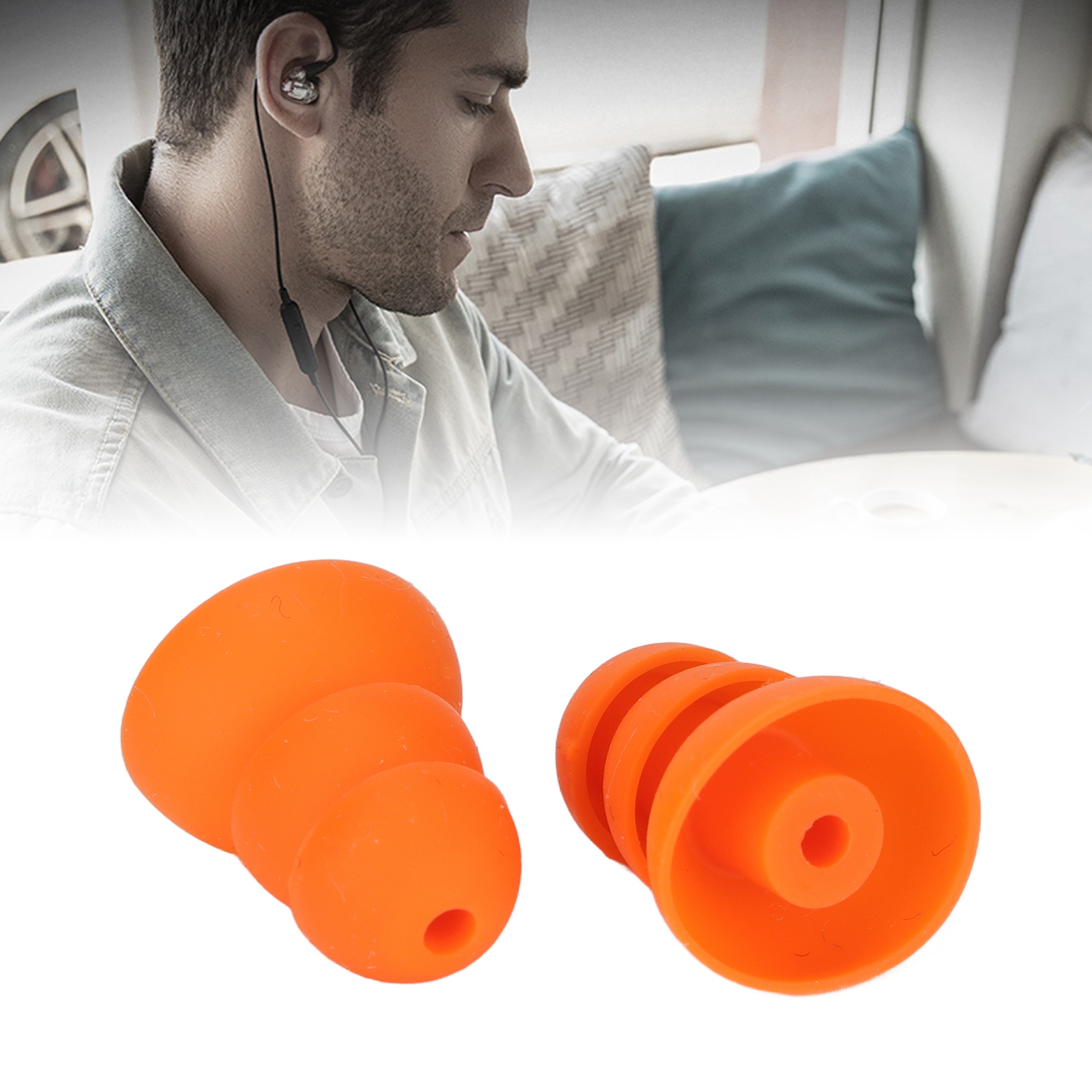 Replacement Orange Replaceable - Silicone Ear Tip Replacement recension och pris
