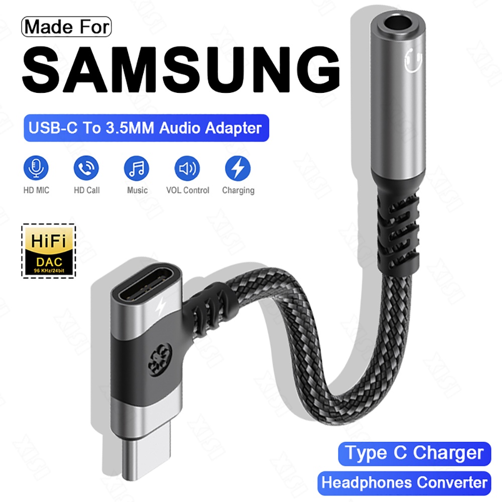 2 In 1 USB C To 3.5mm AUX Audi - Earphone Splitter Jack recension och pris