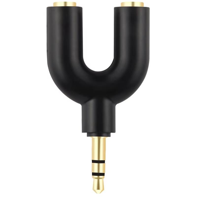 U Type Adapter Y Shape 3.5mm S - Earphone Splitter Jack recension och pris