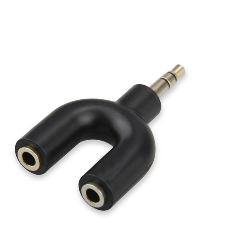 U Type Adapter Y Shape 3.5mm S - Earphone Splitter Jack recension och pris