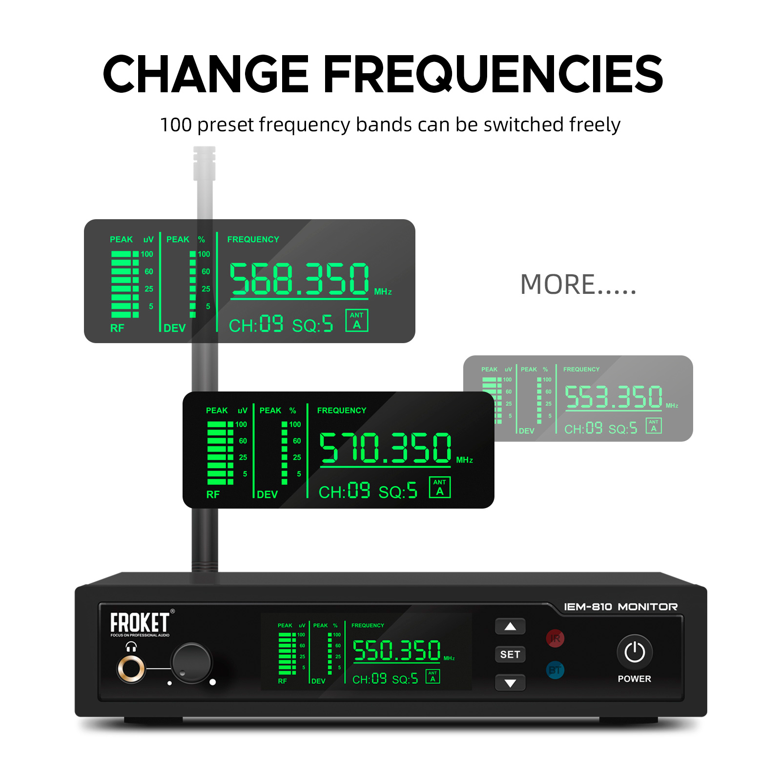 Debra New UHF In-Ear Monitorin - In Ear Monitor Iem recension och pris