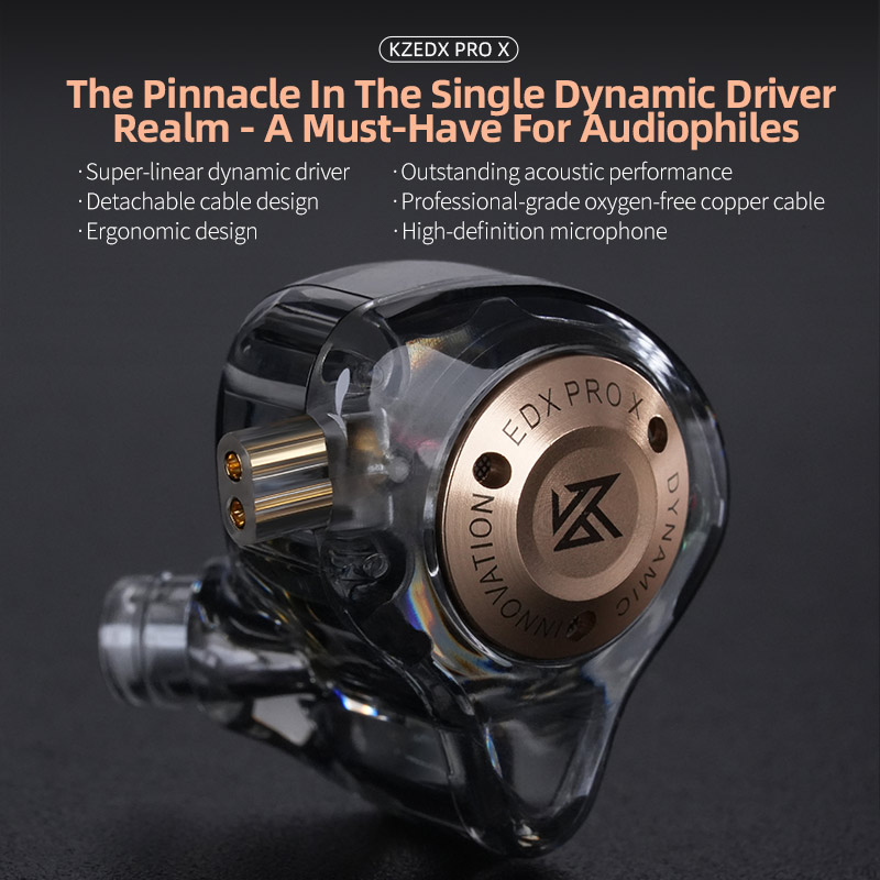 KZ EDX Pro X dynamic driving h - Sports Earphone Hook recension och pris