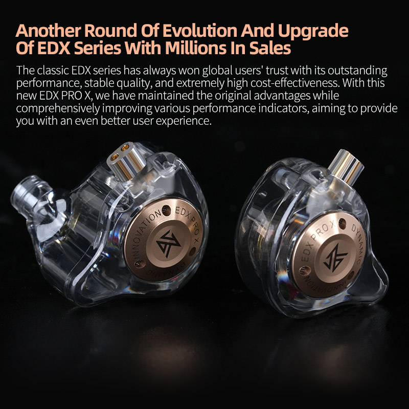 KZ EDX Pro X dynamic driving h - Sports Earphone Hook recension och pris