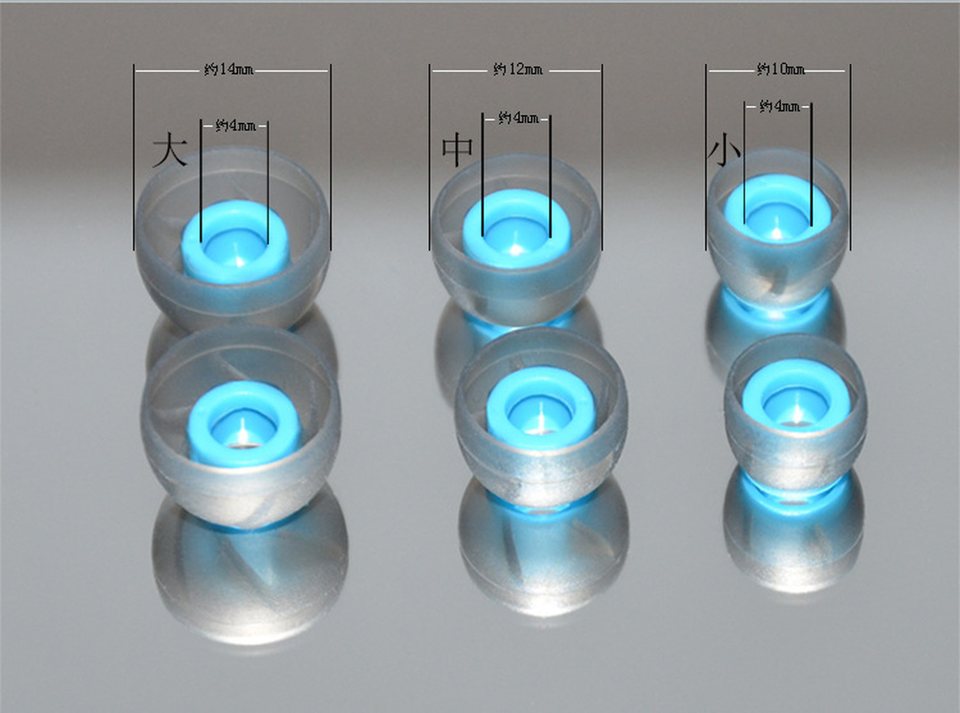 QKZ Spiral Silicone Ear Tips R - Silicone Ear Tip Replacement recension och pris