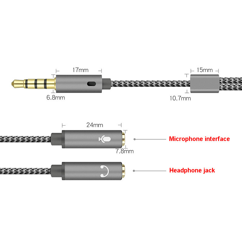 1/3/5PCS 3.5mm Audio Splitter  - Earphone Splitter Jack recension och pris