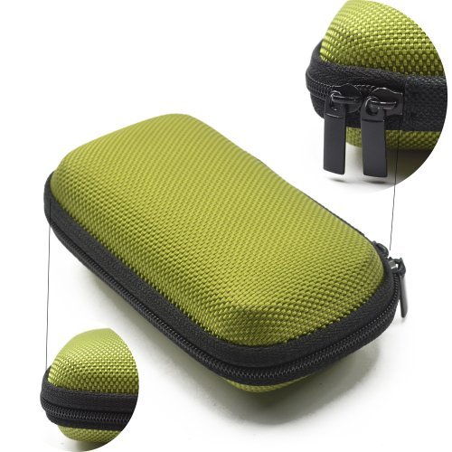 Green Rectangle Shaped Hard Ea - Headphone Case Hard recension och pris