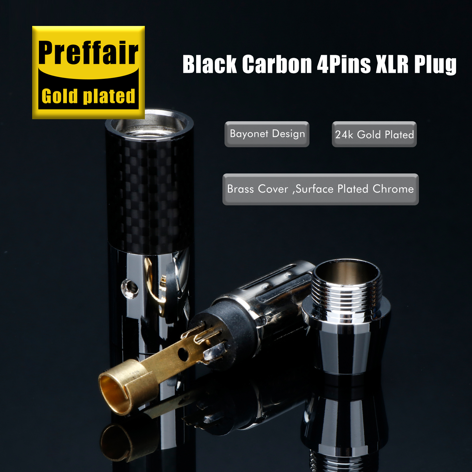 4pin XLR Connector Headphone X - Wired Earphone Mic recension och pris