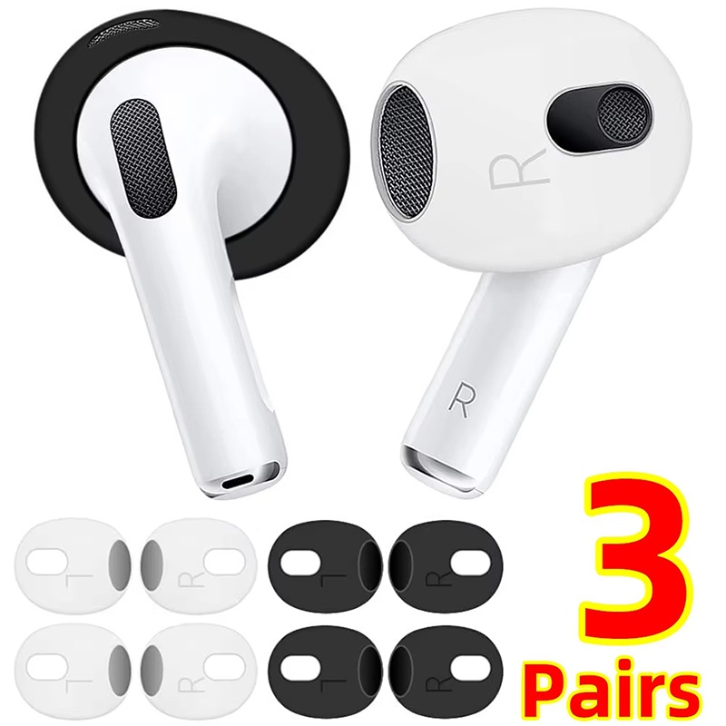 3 Pairs Anti-Slip Protective E - Silicone Ear Tip Replacement recension och pris