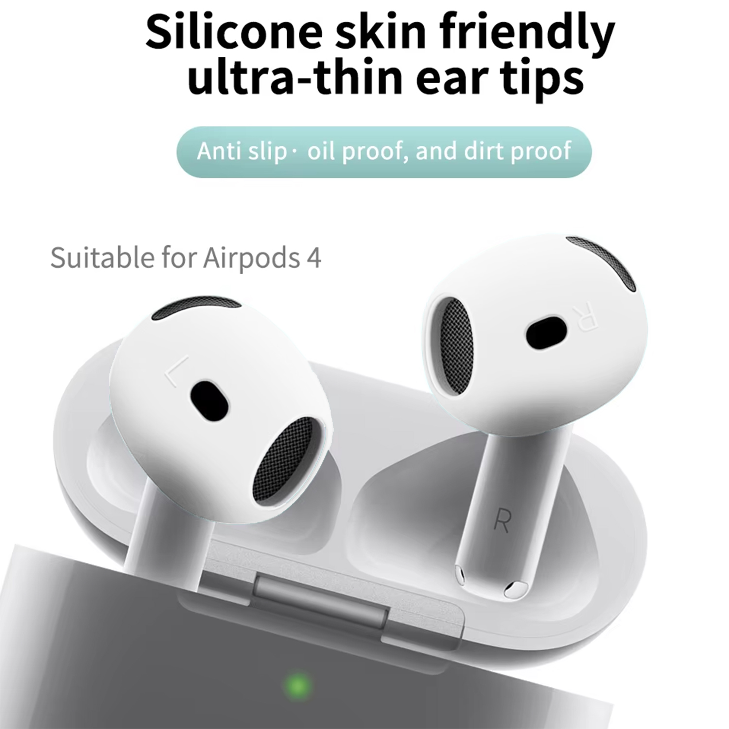 3 Pairs Anti-Slip Protective E - Silicone Ear Tip Replacement recension och pris