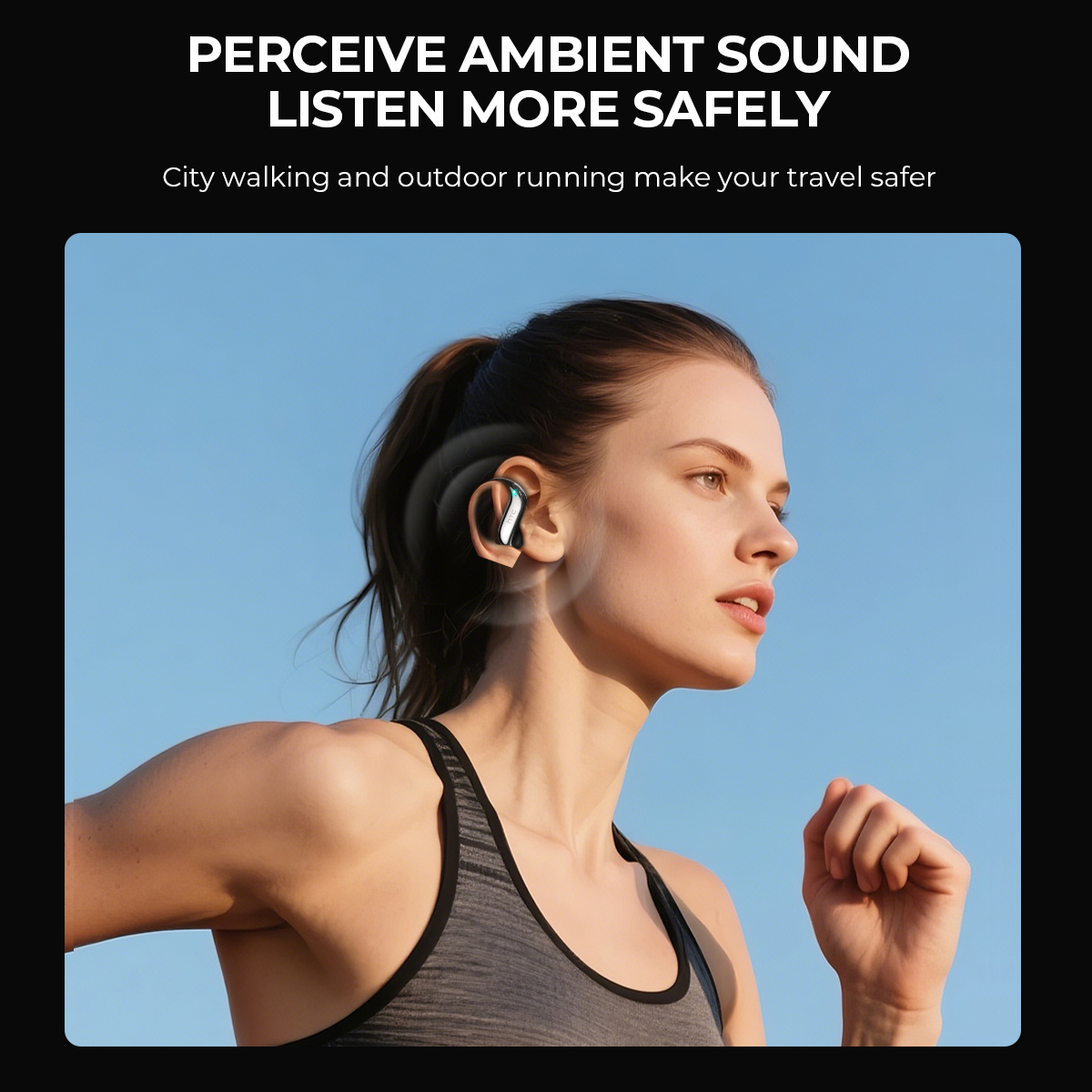 Open-ear Bluetooth Headphones  - Earbuds Charging Case recension och pris