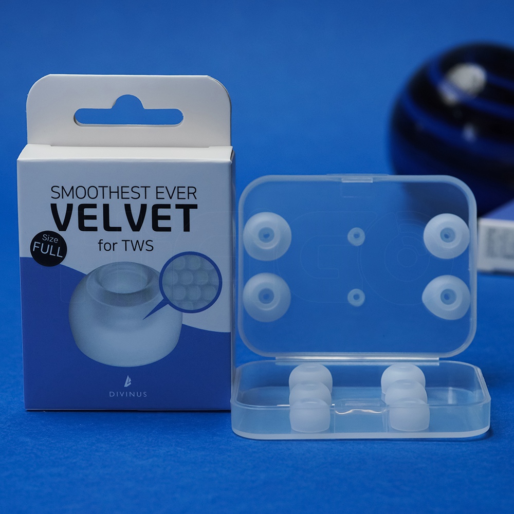 Divinus Velvet Eartips For TWS - Wireless Earbuds Tws recension och pris