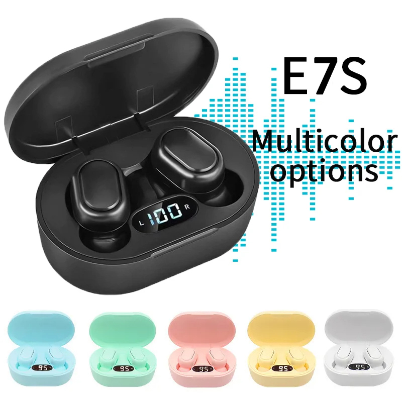 E7S TWS Fone Bluetooth Earphon - Wireless Earbuds Tws recension och pris