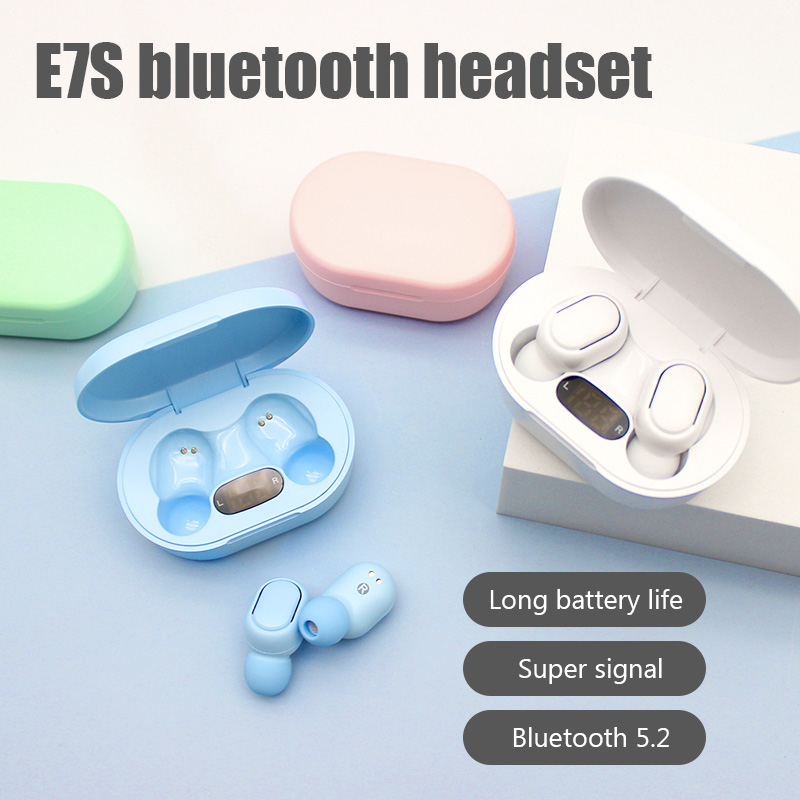 E7S TWS Fone Bluetooth Earphon - Wireless Earbuds Tws recension och pris