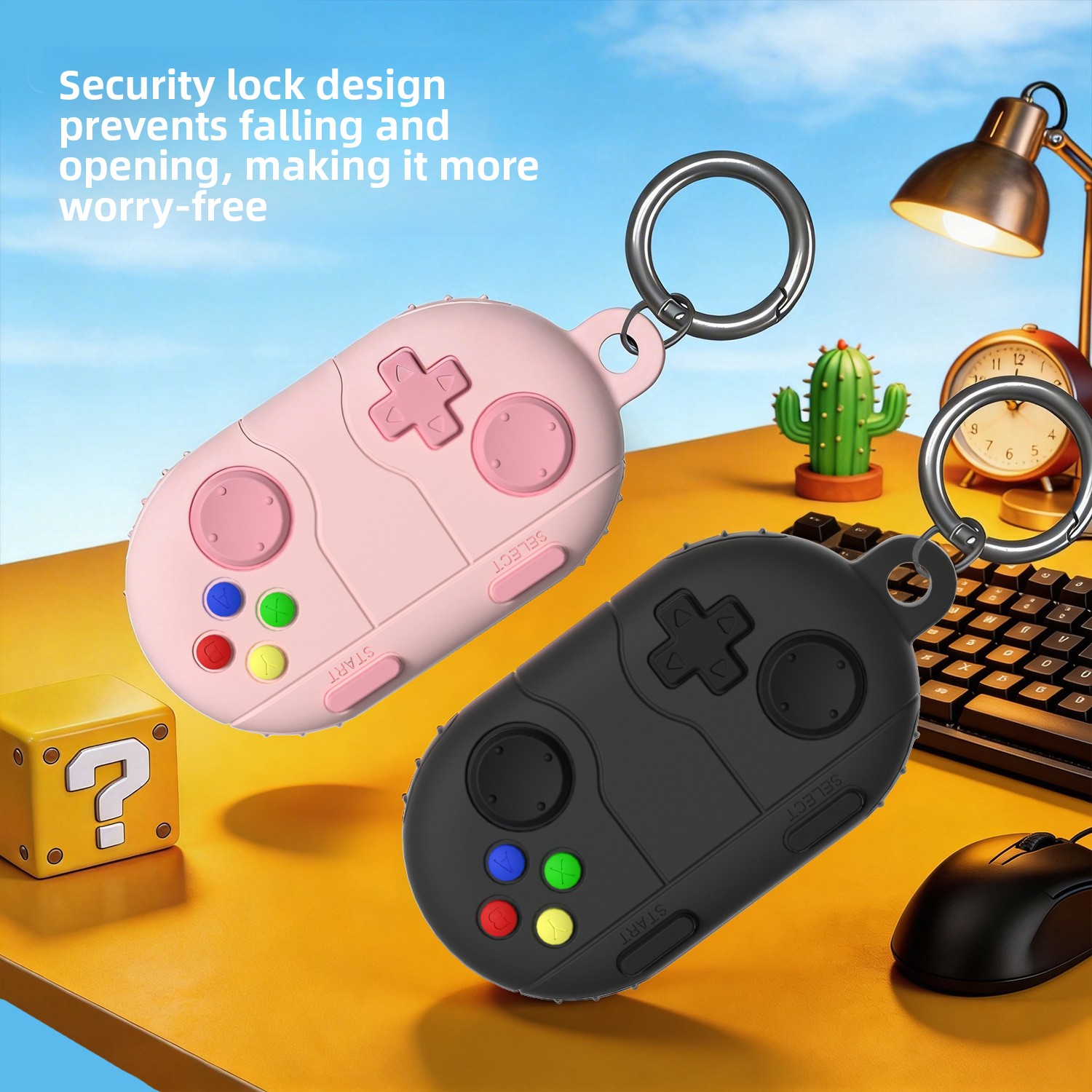 Vintage Silicone Game Style Ca - Earbuds Charging Case recension och pris