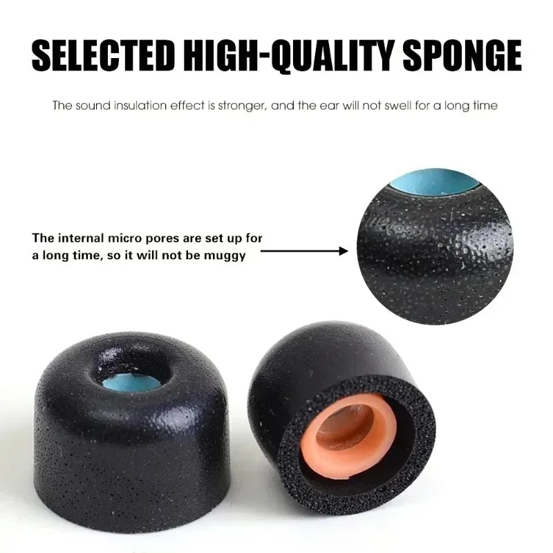 Soft Memory Foam Eartips for S - Earphone Foam Tip recension och pris