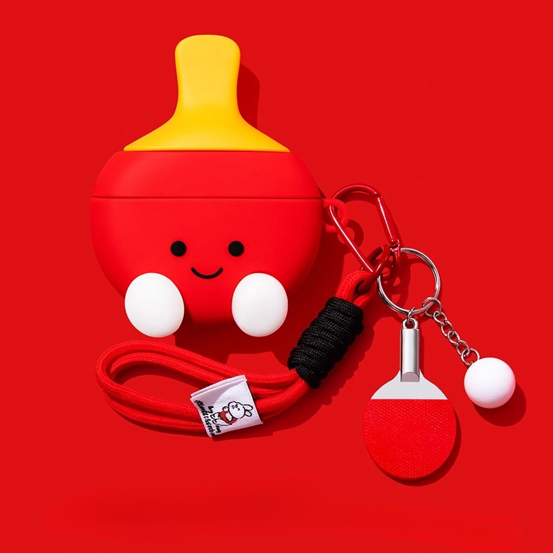 3D Table Tennis Cartoon Cute S - Earbuds Charging Case recension och pris