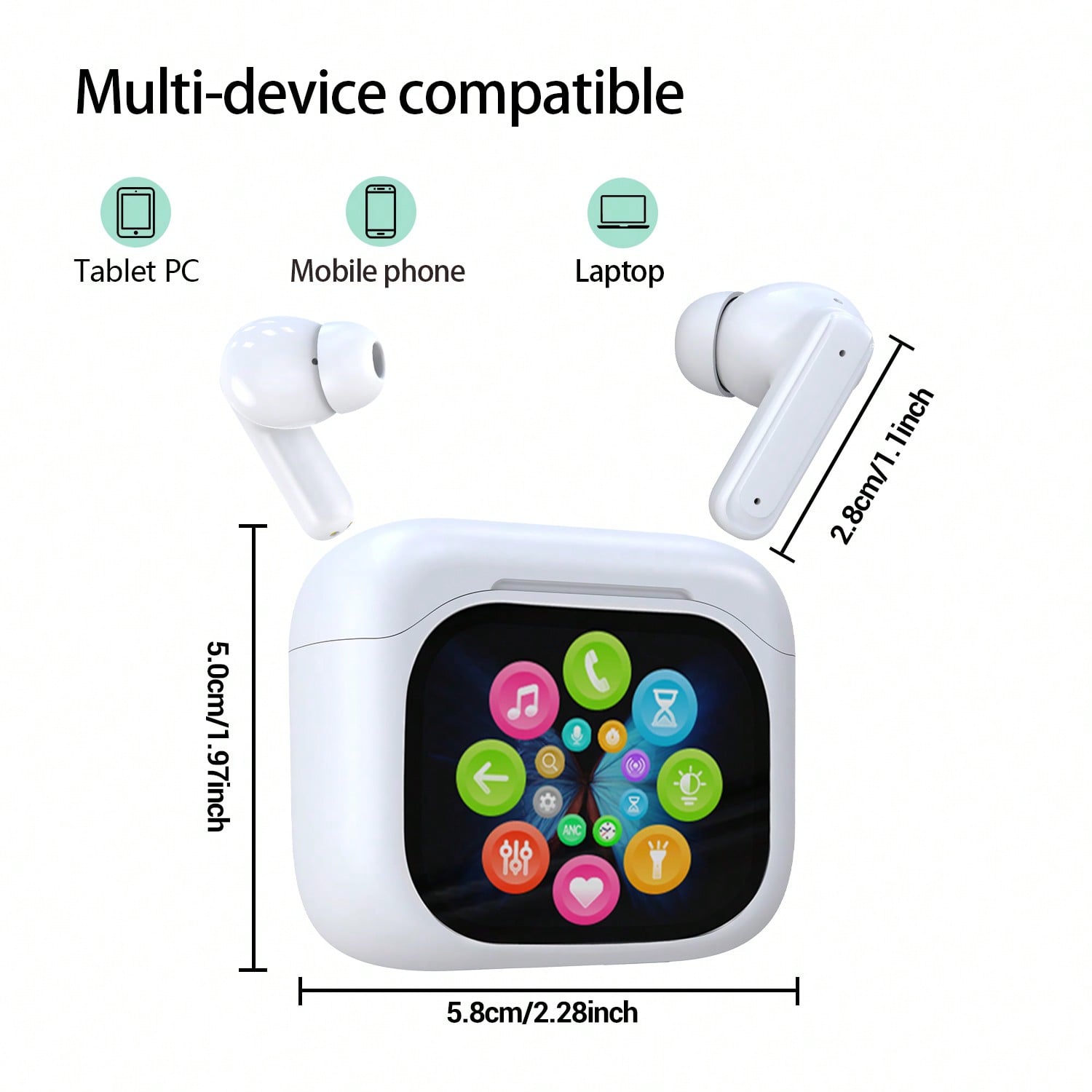 HITOZON Wireless Earbuds With  - Earbuds Charging Case recension och pris