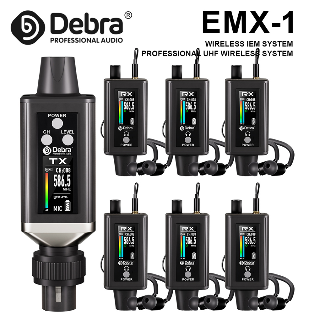 Debra Audio UHF Stereo IEM EMX - In Ear Monitor Iem recension och pris