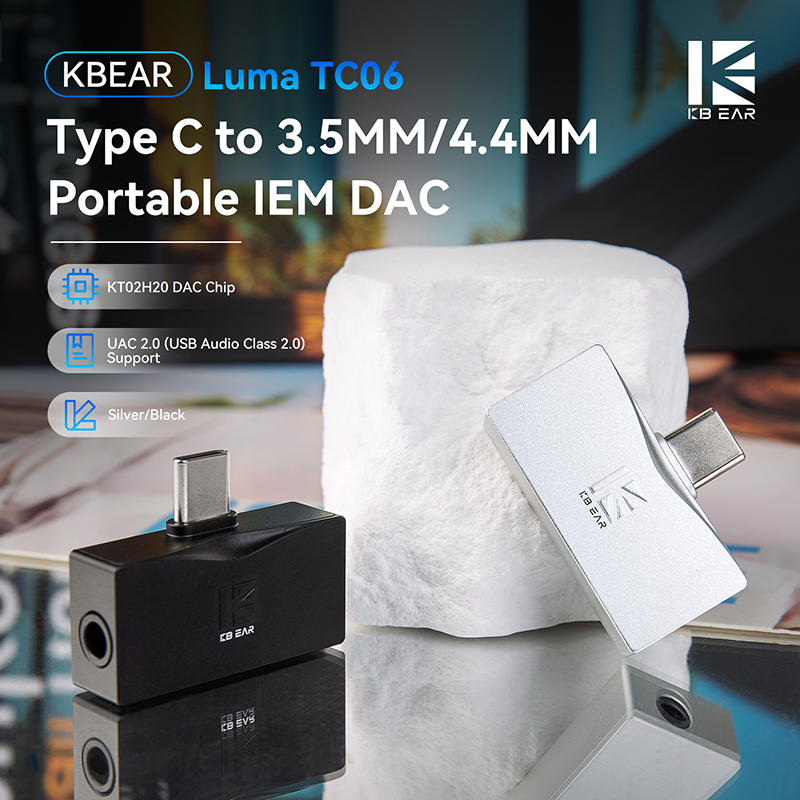 KBEAR Luma TC06 Type C to 3.5M - In Ear Monitor Iem recension och pris