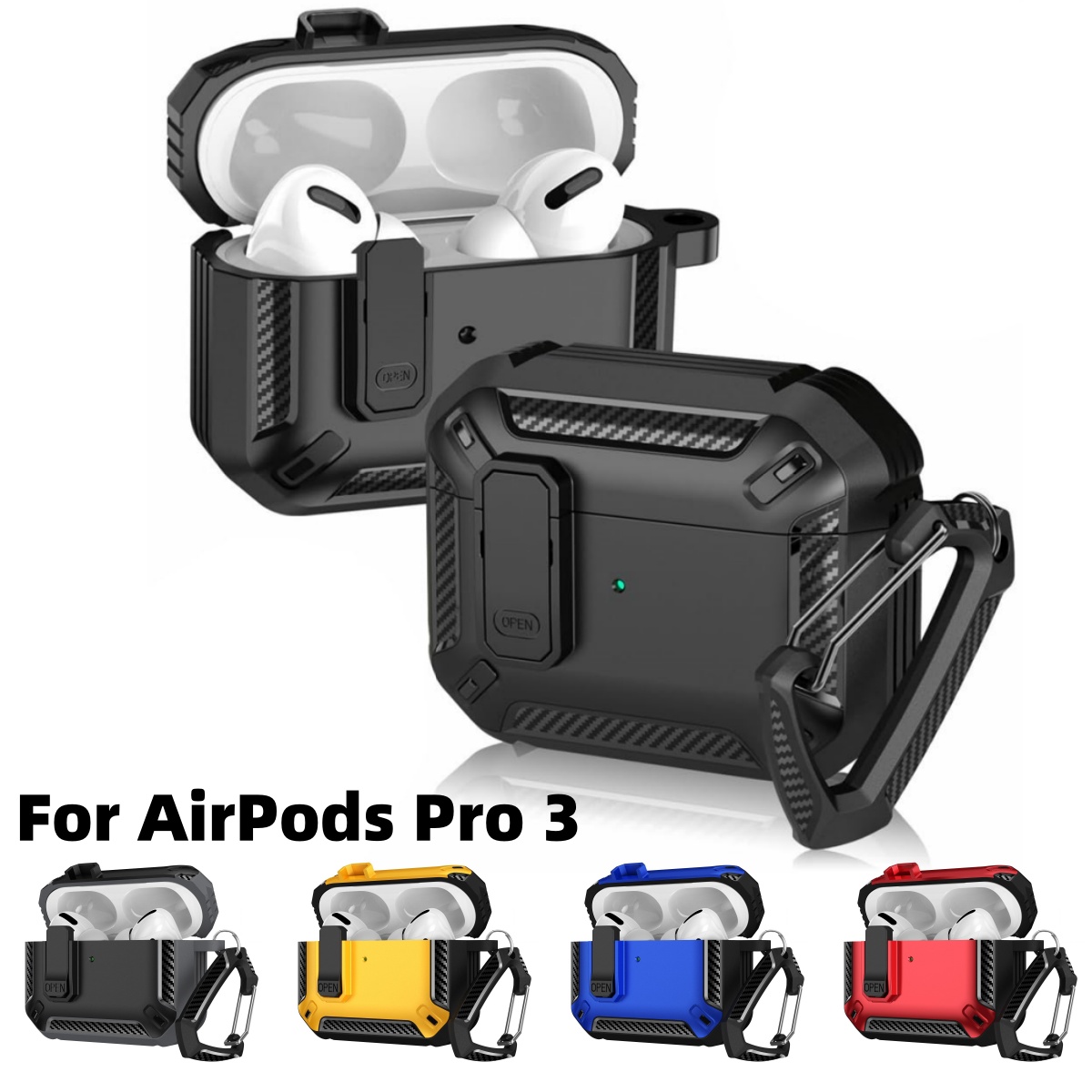 for AirPods Pro 3 Case Cover M - Headphone Case Hard recension och pris