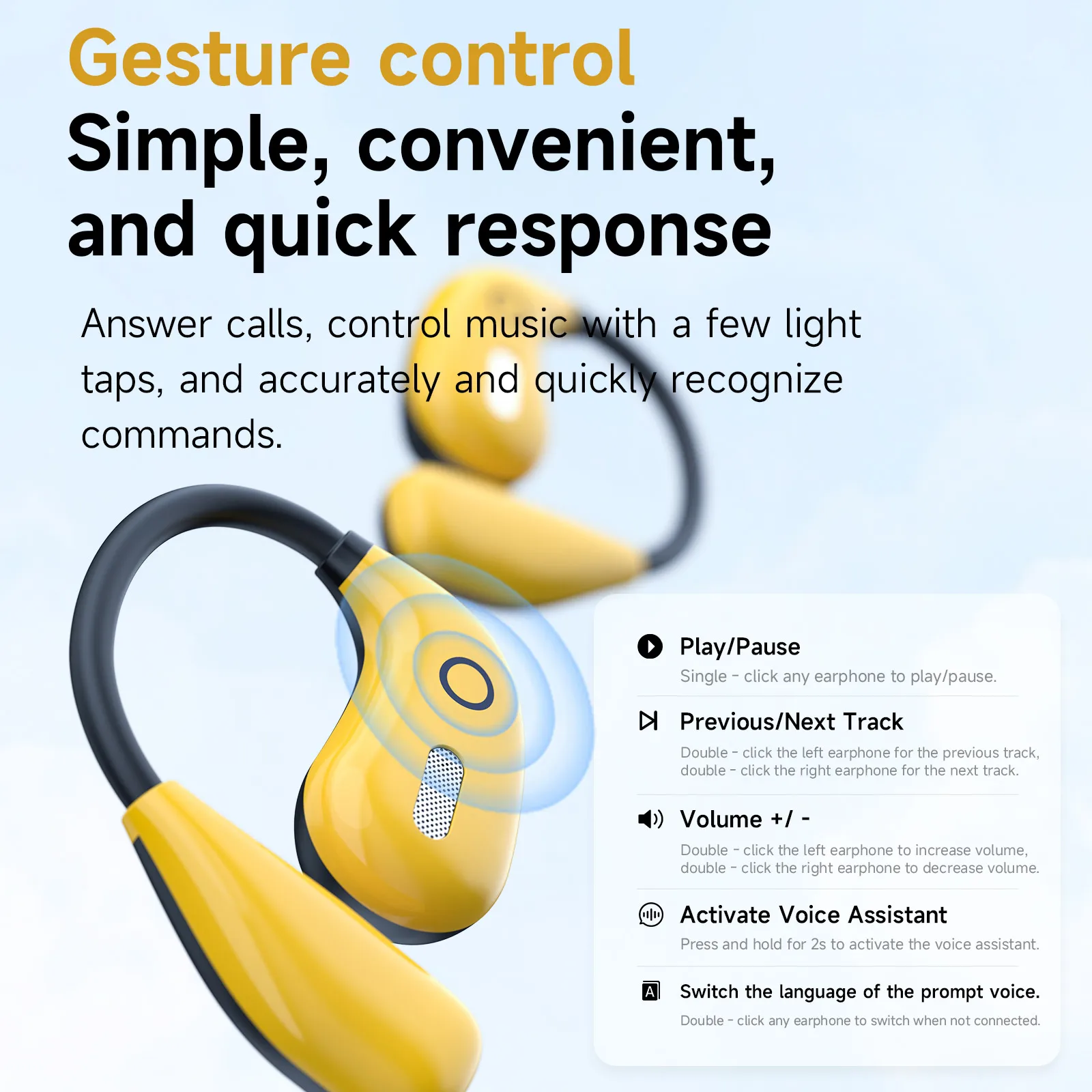 TWS Bluetooth Earphones Wirele - Sports Earphone Hook recension och pris